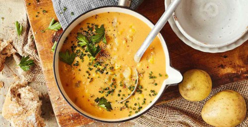 طرز تهیه سوپ جو پرک خوشمزه و رستورانی با قارچ و سبزیجات