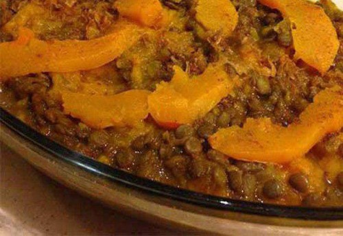 طرز تهیه قلیه کدو خوشمزه و مخصوص با مغزگردو و رب انار