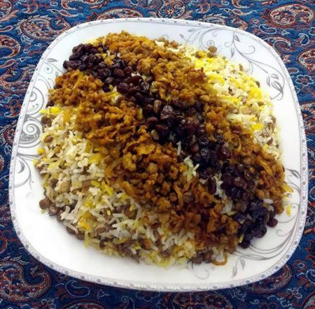 طرز تهیه عدس پلو خوشمزه و مجلسی با گوشت چرخ کرده به روش نذری