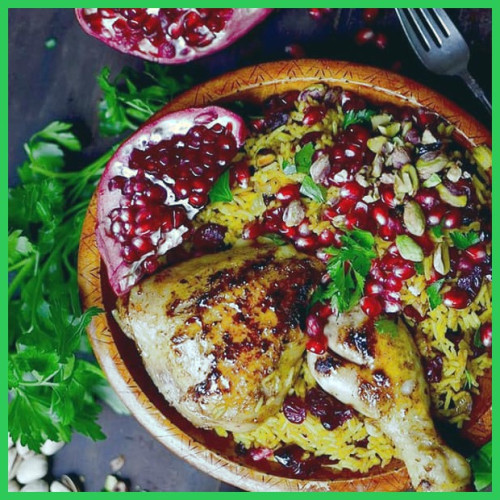 نکات و دستور پخت انار پلو با مرغ مجلسی و طعم بسیار عالی