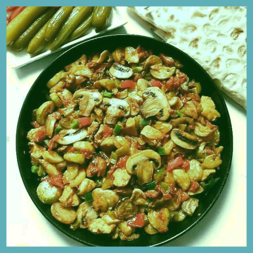 نکات و دستور پخت خوراک قارچ به روش مجلسی و با طعم بسیار عالی