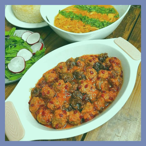 نکات و دستور پخت خورش آلو با گوشت قلقلی، غذای مجلسی و خاص!