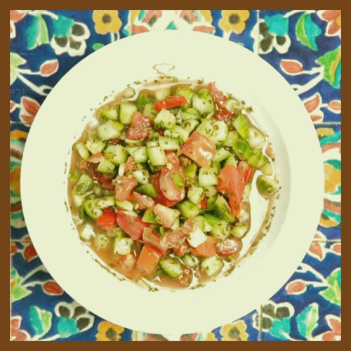 نکات و دستور پخت سالاد شیرازی به روش مجلسی و با طعم بسیار عالی