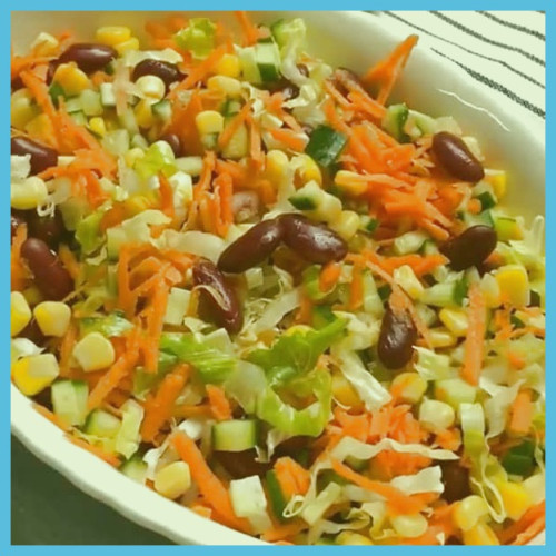 نکات و دستور پخت سالاد مکزیکی به روش رستورانی و با طعم بسیار عالی
