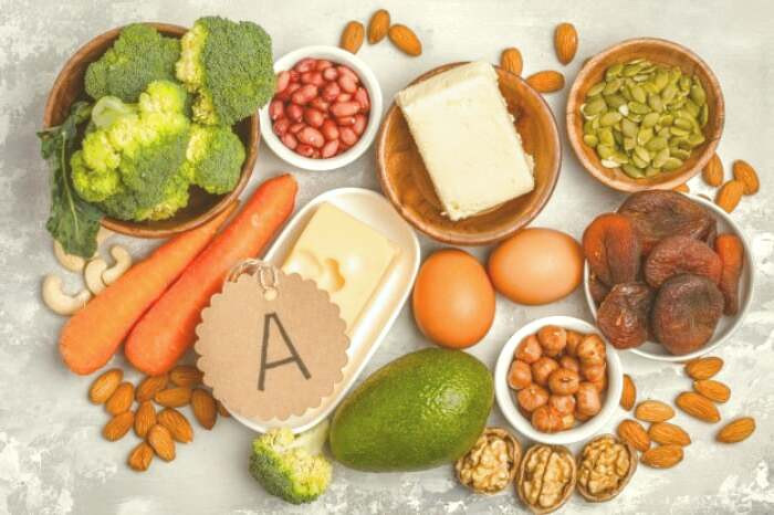 منابع غذایی سرشار از ویتامین a مواد غذایی ویتامین a