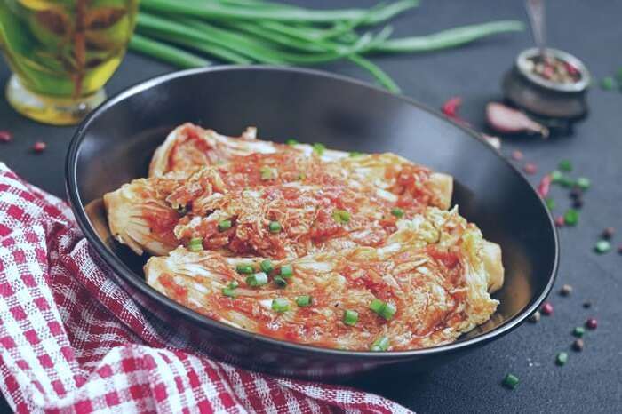 کیمچی از غذاهای تخمیر شده کیمچی