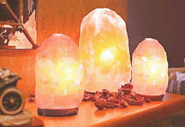 آباژور سنگ نمک هیمالیا لامپ نمکی هیمالیا