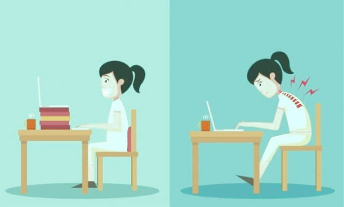 وضعیت صحیح نشستن چگونه بشینیم؟