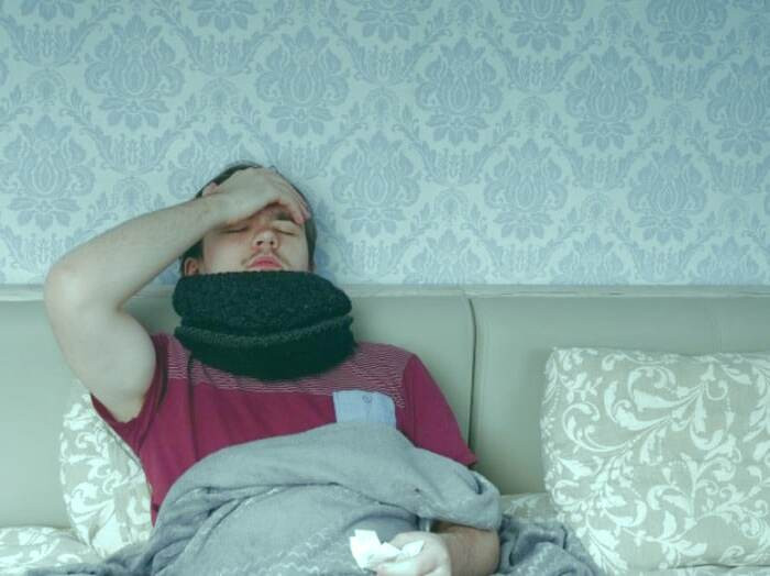 لرز بدون تب در شب