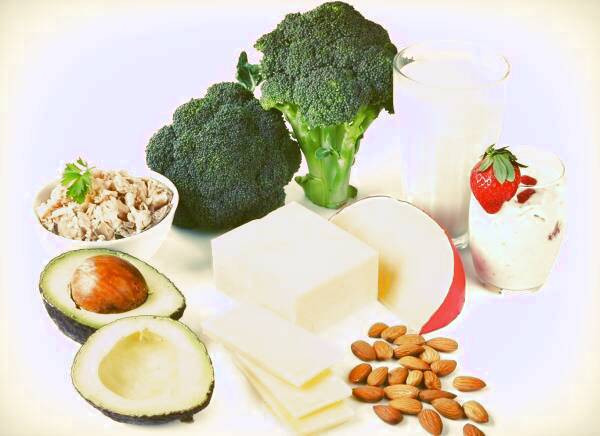 مواد غذایی دارای کلسیم