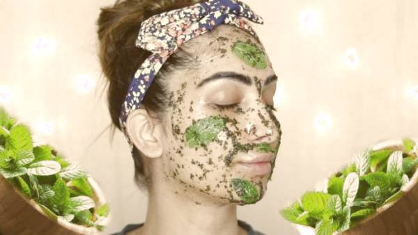 راز زیبایی پوست زنان کره ایی ماسک نعناع