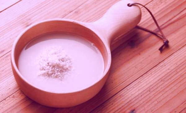 آب برنج مفید برای پوست ماسک آب برنج