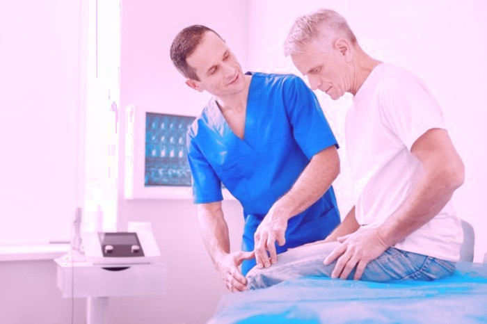 معاینه ی زانو