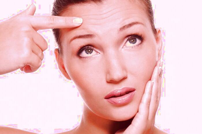 چروک پوست صورت