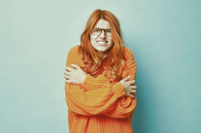 لرزیدن بعد غذا