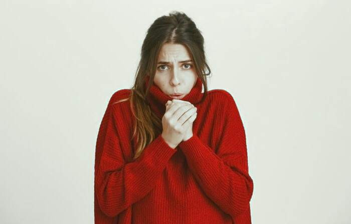 لرزیدن بعد خوردن غذا