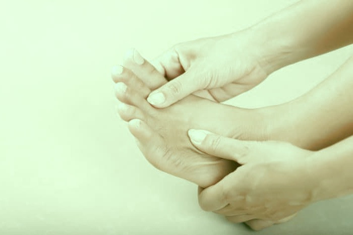 کف پا در مزاج