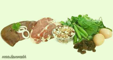 مواد غذایی سرشار از آهن