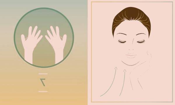 ماساژ صورت با دست