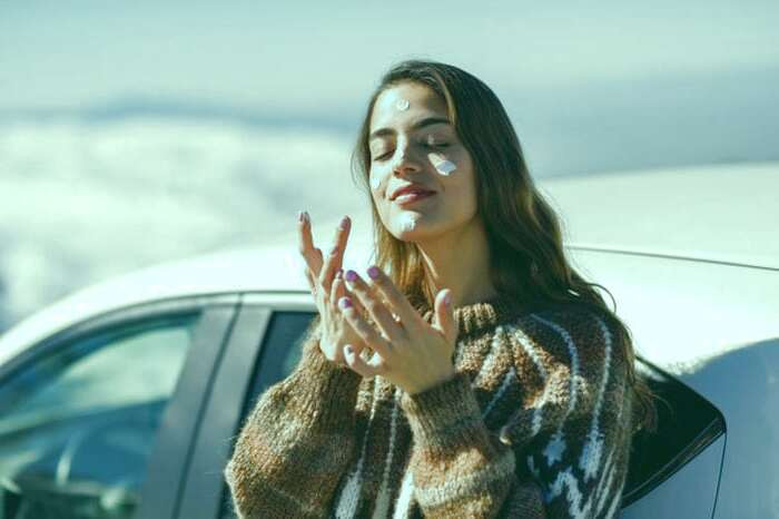 ضدآفتاب در زمستان