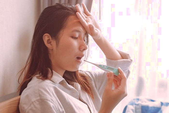 تب در بیماری معده