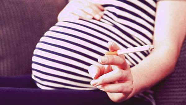 سیگار کشیدن در بارداری