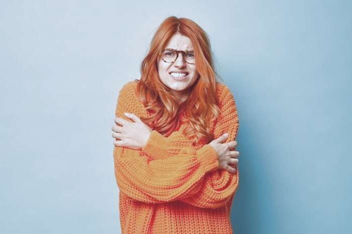 لرزیدن بعد غذا