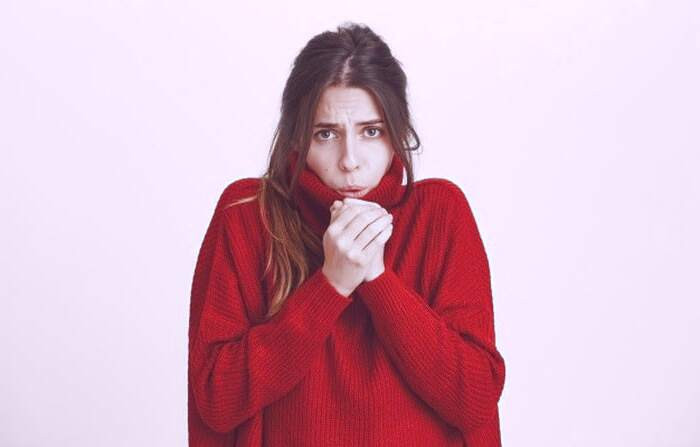 لرزیدن بعد خوردن غذا