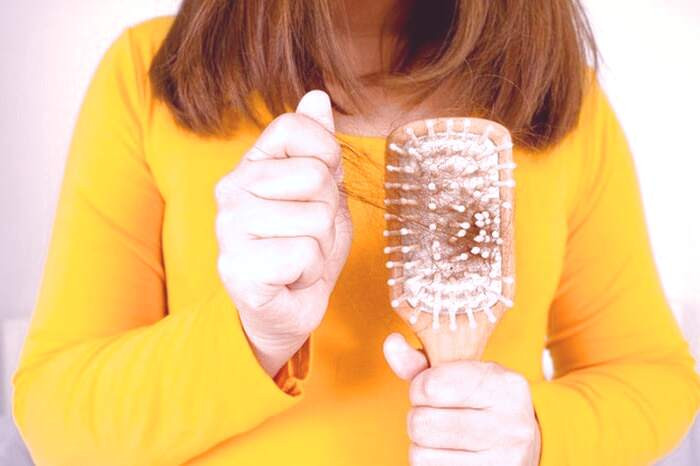 مقدار ریزش مو