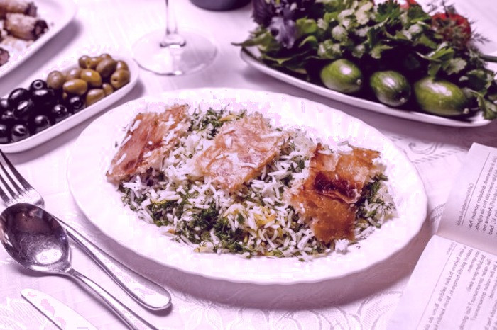 سبزی پلو