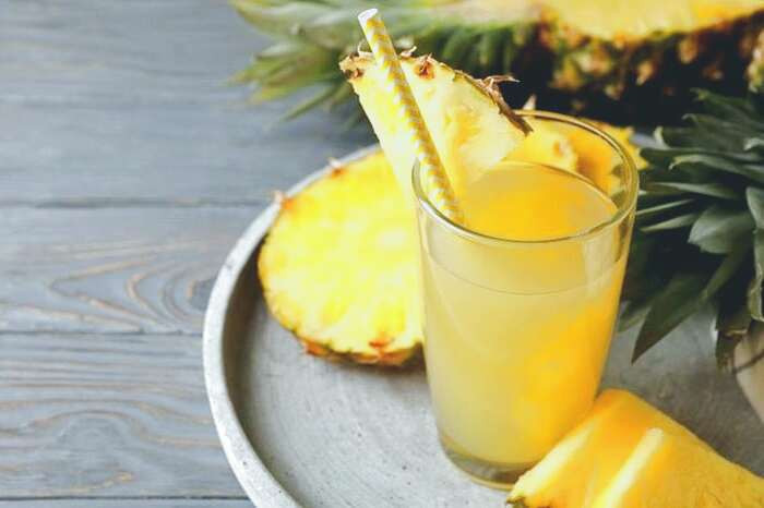 آب آناناس طبیعی