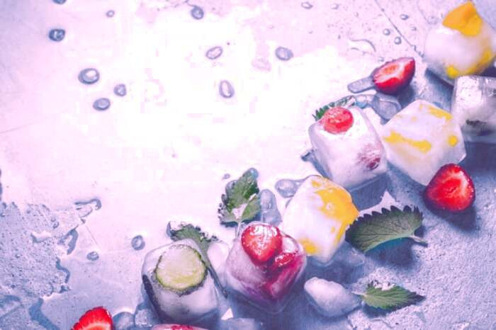 ماسک یخ و انار