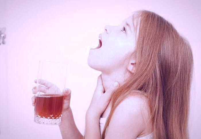 درمان گلو درد چرکی 