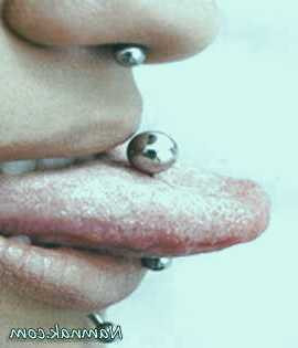 پیرسینگ زبان