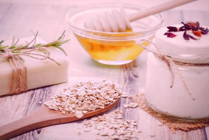 ماسک جو و عسل