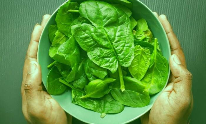 خوردن اسفناج