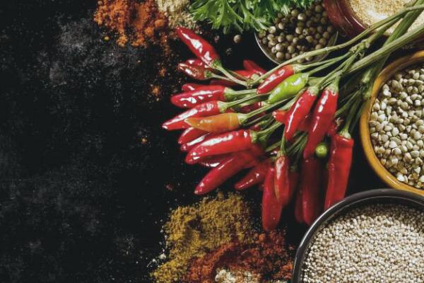 خوردن غذای تند