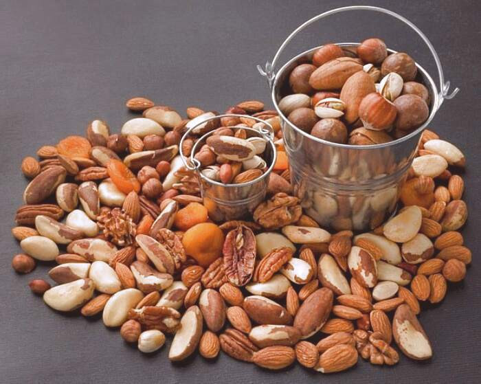 آجیل در تابستان