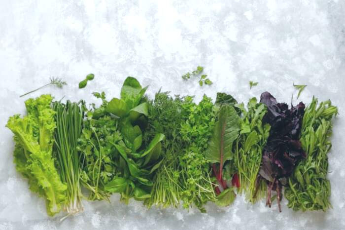 سبزیجات برای کم خونی سبزیجات سبز