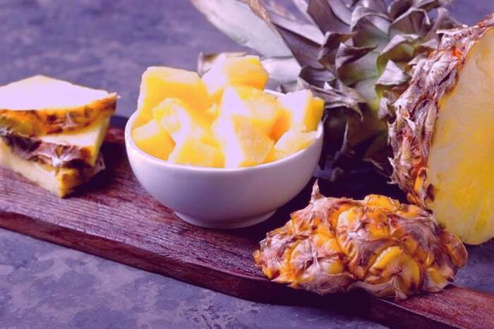 آناناس برای پوست