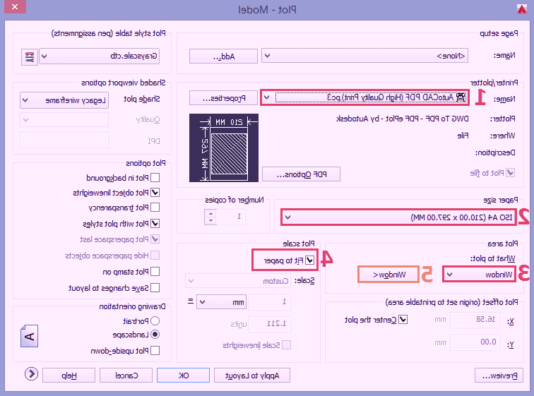 آموزش pdf کردن فایل اتوکد