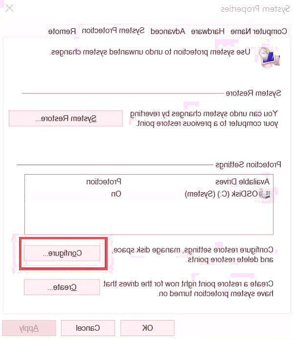 فایل بکاپ ویندوز