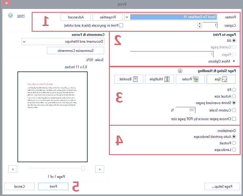 آموزش پرینت گرفتن pdf