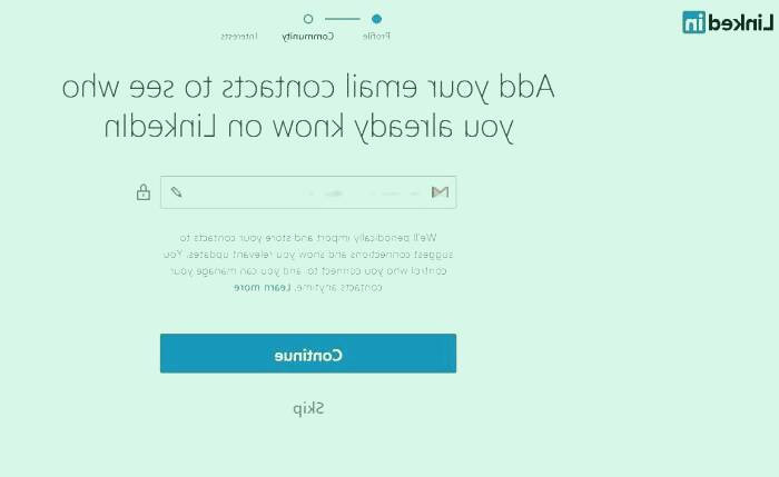 حساب لینکدین