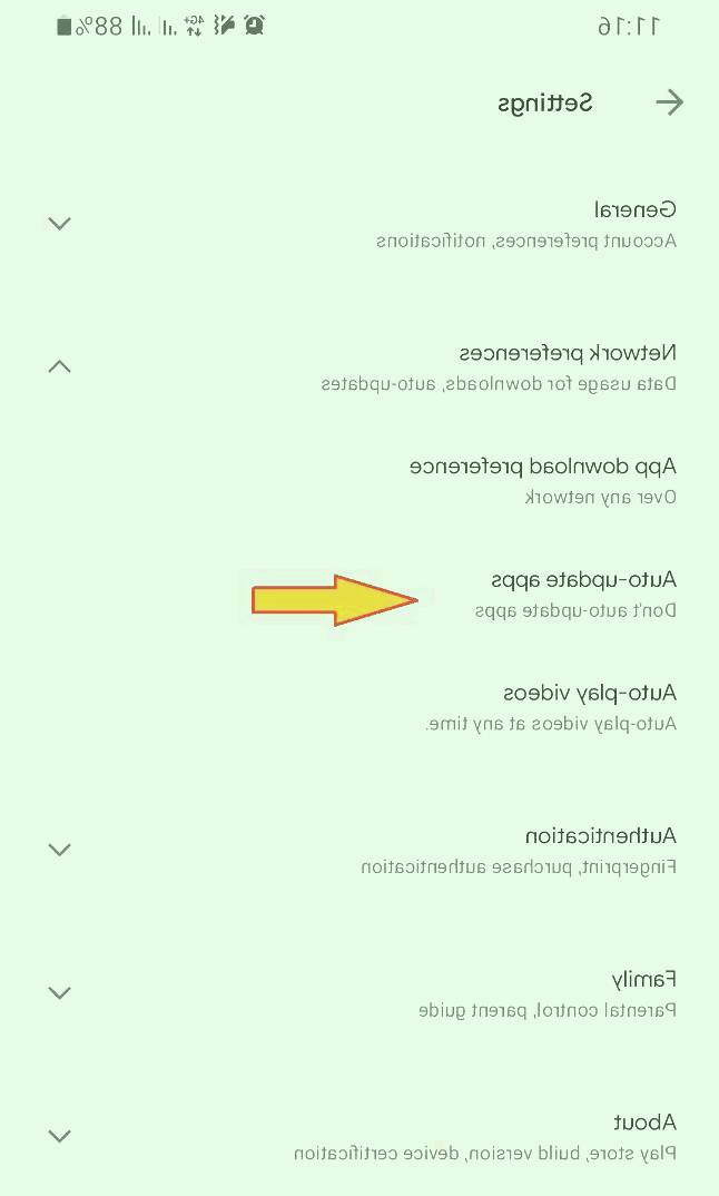 آپدیت برنامه ها