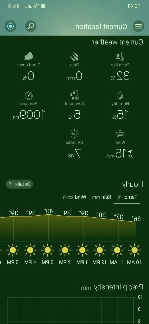پیش بینی وضعیت هوا