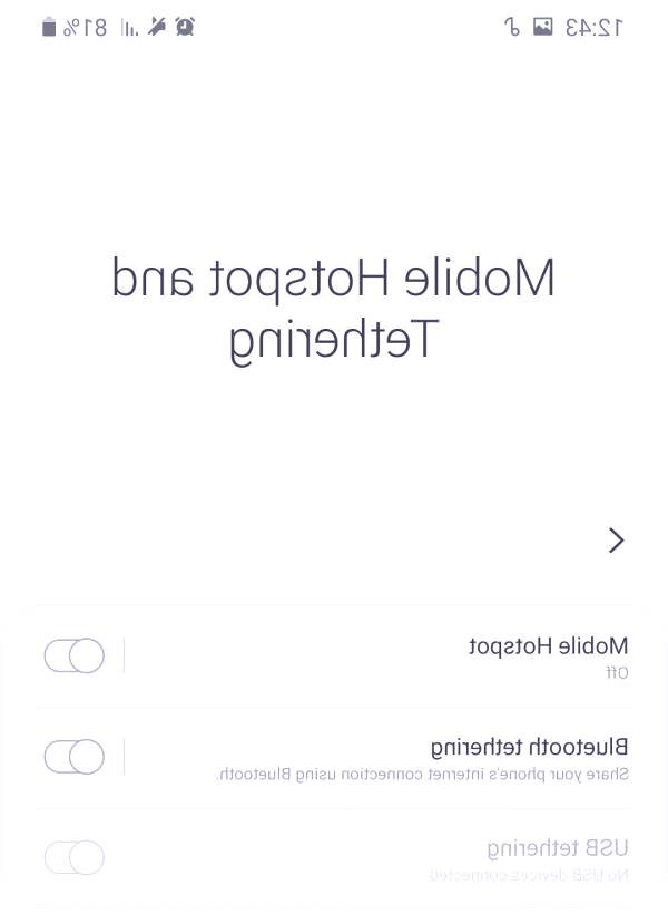 اشتراک گذاری اینترنت گوشی