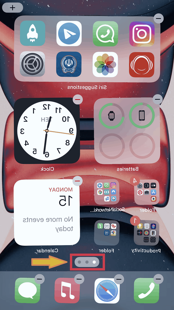 برنامه های گوشی را به حالت انتخاب در بیاورید کار نکردن app library