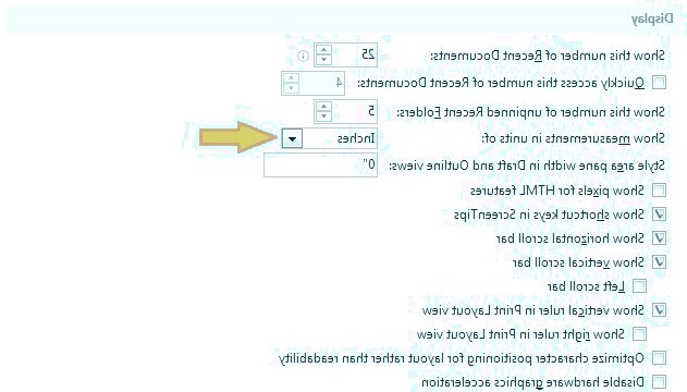 تغییر واحد اندازه گیری ورد تغییر واحد ورد