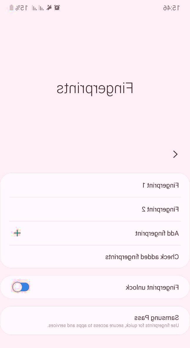 غیر فعال کردن حسگر اثر انگشت حسگر اثر انگشت